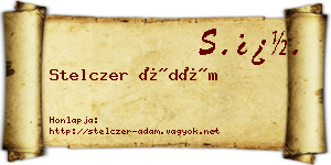 Stelczer Ádám névjegykártya